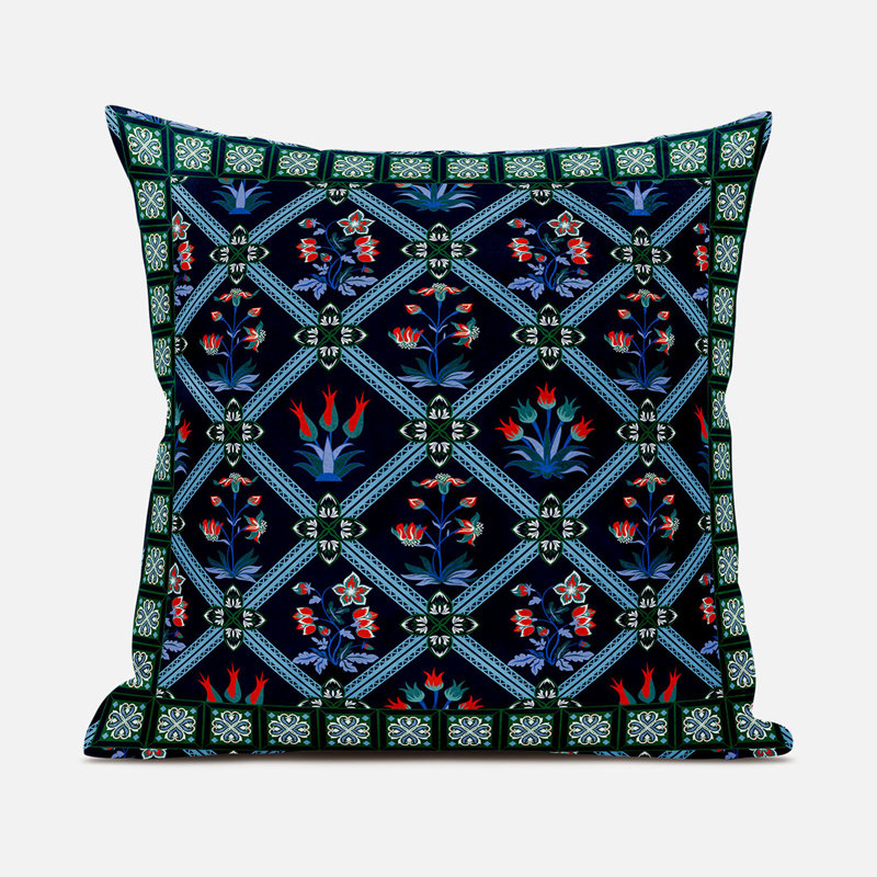 Polyester Throw Square Pillow Cover & Insert, 16" x 16" 