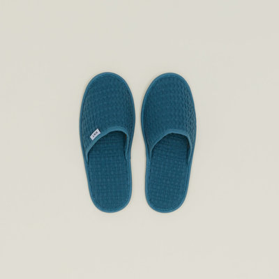 Simple Cotton Waffle Slippers