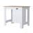 Kitchen Island With Single Door And Lower Open Shelf