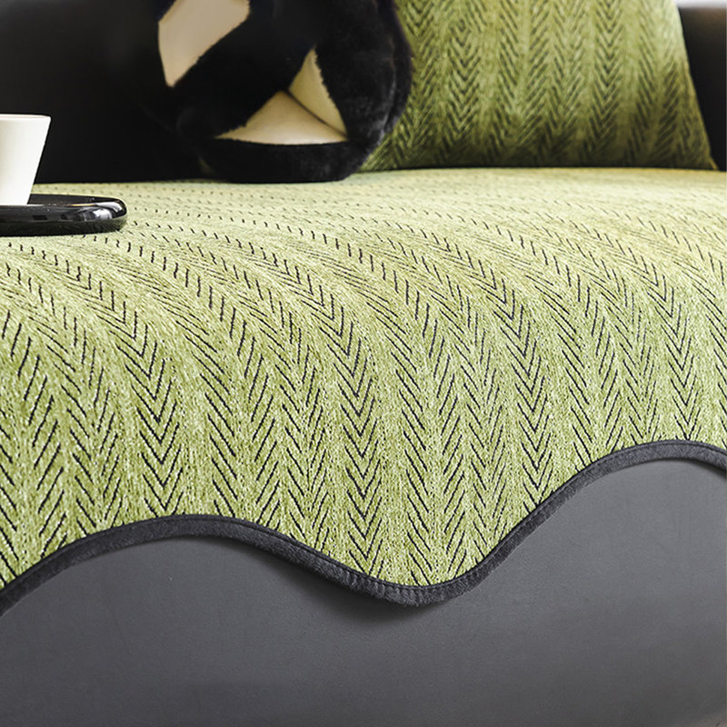 Housse pour canapé en chenille, H 0,12 po x l 102,36 po x P 35,43 po