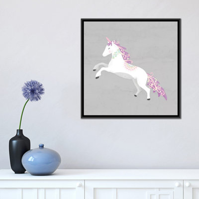 « licorne pastel ii » par-non-cadre, impression sur toile Noonday Design