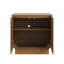 Armoire décorative arquée Mid-Century moderne en brun clair-1060526319