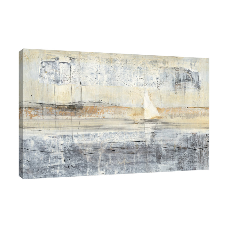« gold coast », reproduction de peinture à l’acrylique sur toile tendue, H 28 po x l 42 po x P 1,5 po