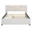 Lit plateforme tapissier avec lit gigogne-2131658546-2131658551