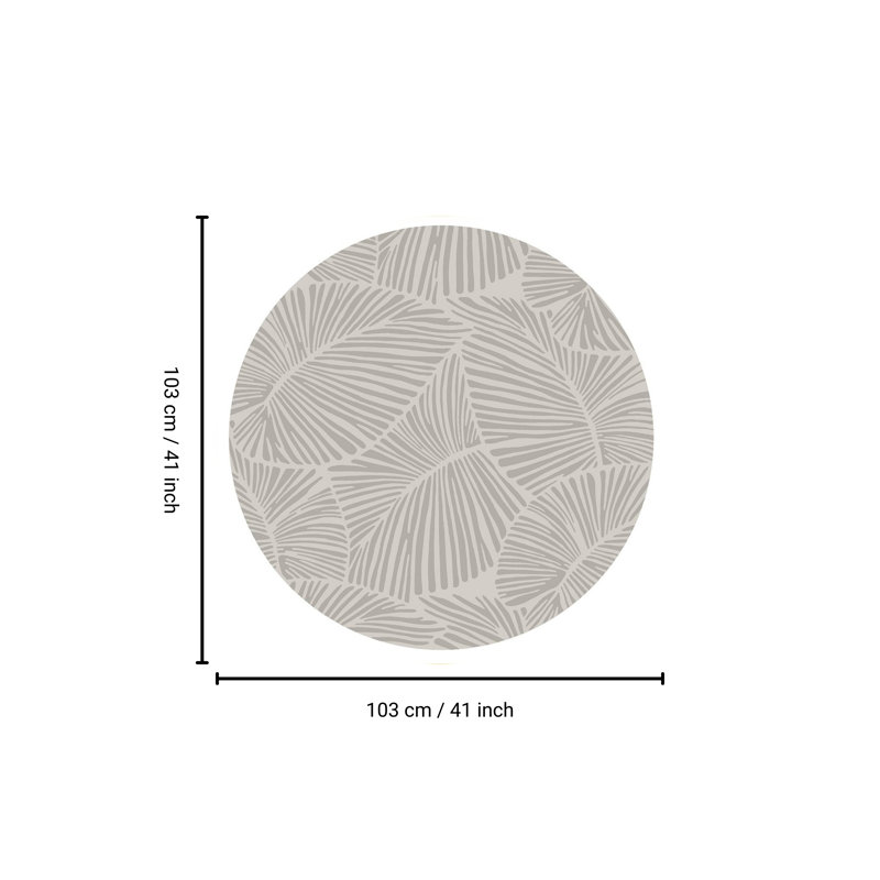 CURVE N894-4 - 41" X - 41" Round Rug