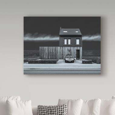 Luc Vangindertael 'Love My Blue Residence' Canvas Art, Size: 24 x 32