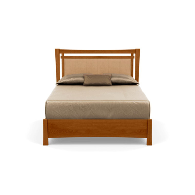 Monterey Upholstered Bed, Full, Onyx, Autumn Cherry