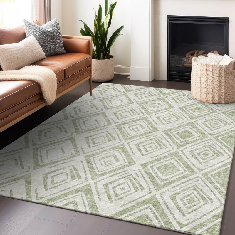 Tapis aloès de qualité supérieure lavable à la machine, Rectangle 10 pi x 14 pi