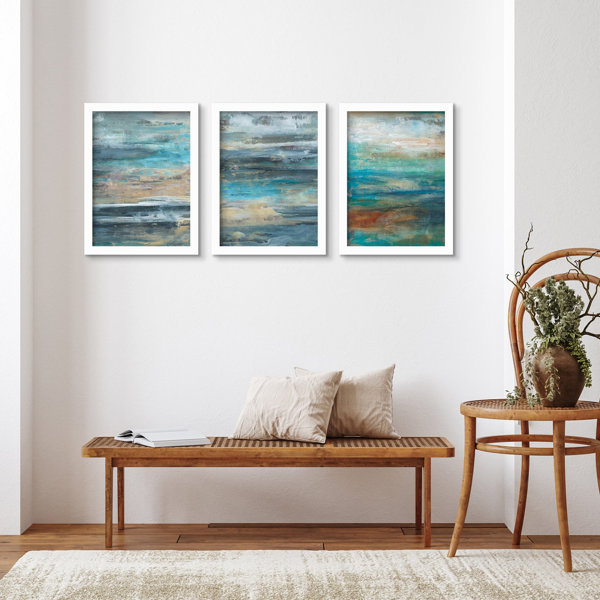 Ivy Bronx Sunset Splash Framed On Paper 3 Pieces by Lila Bramma Print | Wayfair Sunset Splash Framed On Paper 3 Pieces by Lila... 