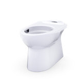 TOTO Glaston Elongated Skirted Toilet Bowl with CEFIONTECT, Cotton White - CT472CUFG#01