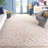 Dupin Hand Tufted Wool/Viscose Floral Rug in Ivory/Rust-2030374032