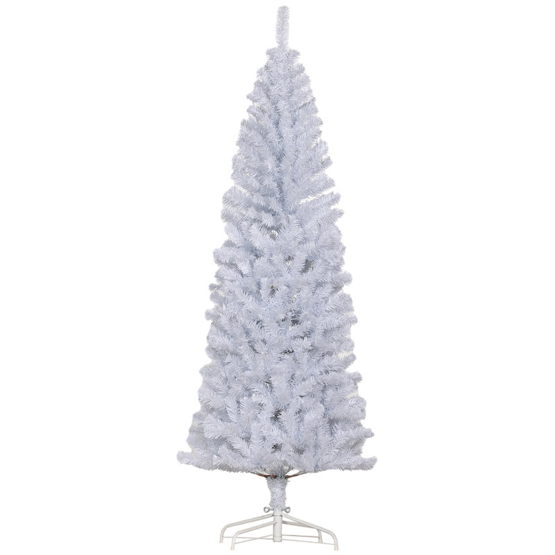 Arbre de Noël artificiel 6 pi. Avec ouverture automatique pour la maison - blanc