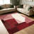 Red Watercolor Geometric carpet-easy to clean, machine-washable, soft and comfortable; suitable for door mats, kitchens, living rooms, bedrooms, corridors, and laundry areas. Easy to clean, durable carpet for home decoration.-129450876
