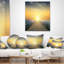 Coussin seascape océan coucher de soleil avec pilier-30058822-30058818