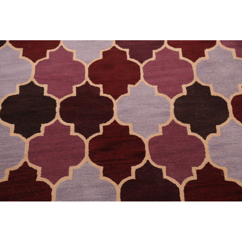 Finwith Wool Geometric Indoor Rug