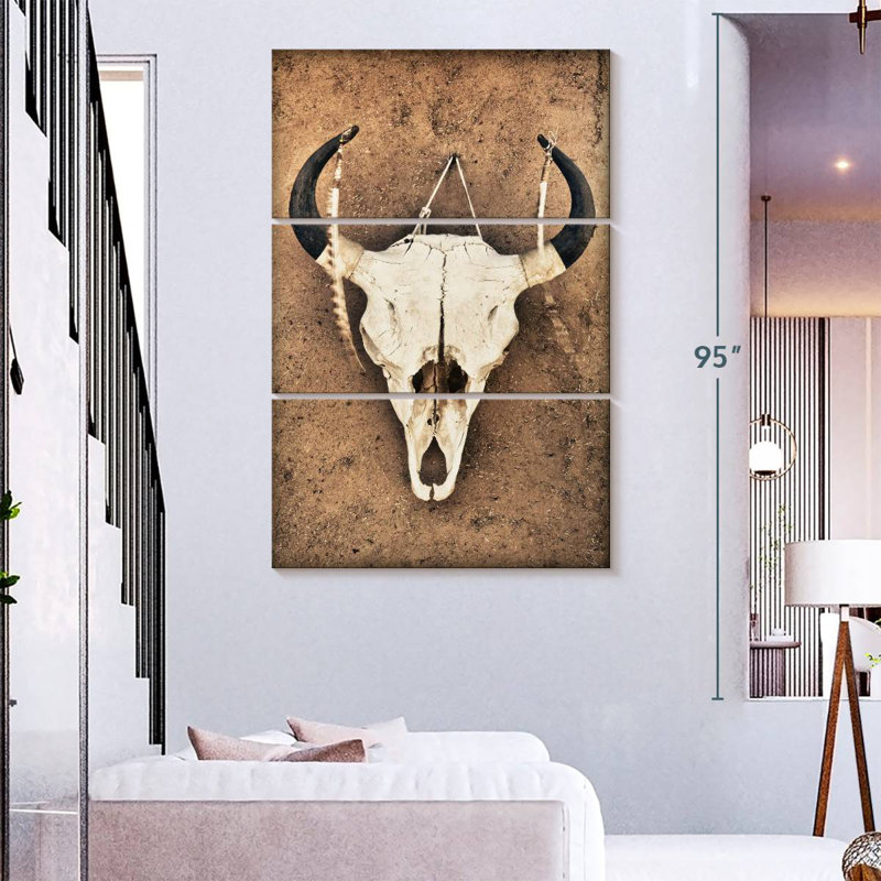Kerner Cattle Skull, 32" H x 20" W