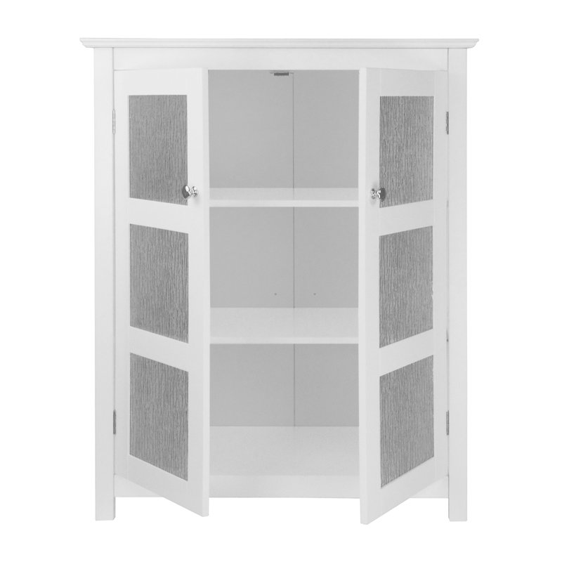 Leist 2-Door Freestanding Floor Storage Cabinet with 2 Adjustable Shelves