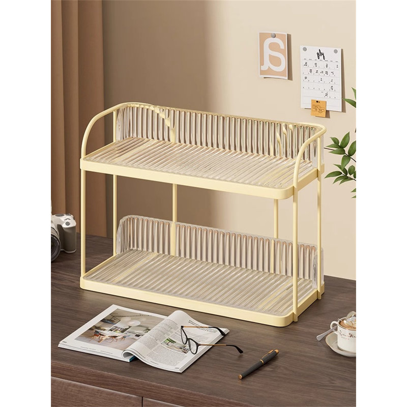 Giyanna Metal Desk Organizer, Clear