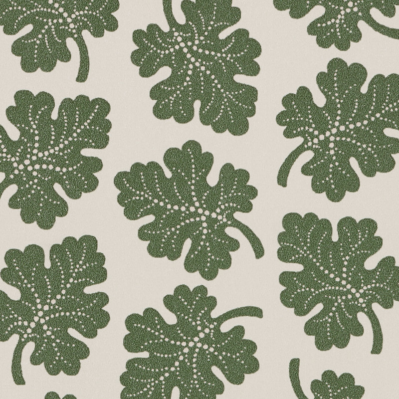 Papier peint vert Schumacher X Rita Konig, Vert