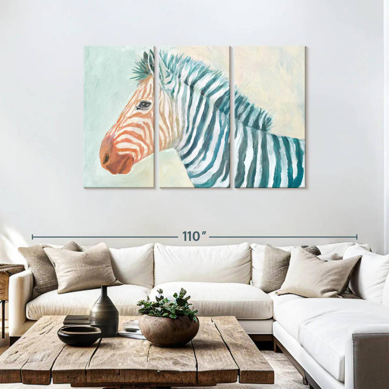 Brampt Zebra's Secret, 48" H x 74" W