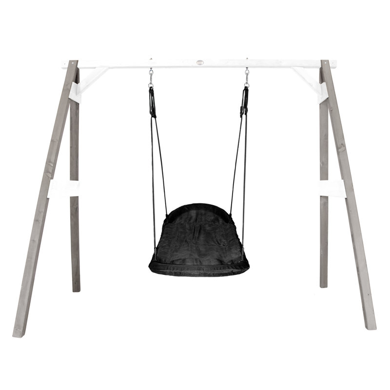 AXI Hemlock Swing Set with 1 Swing(s), Grey/White