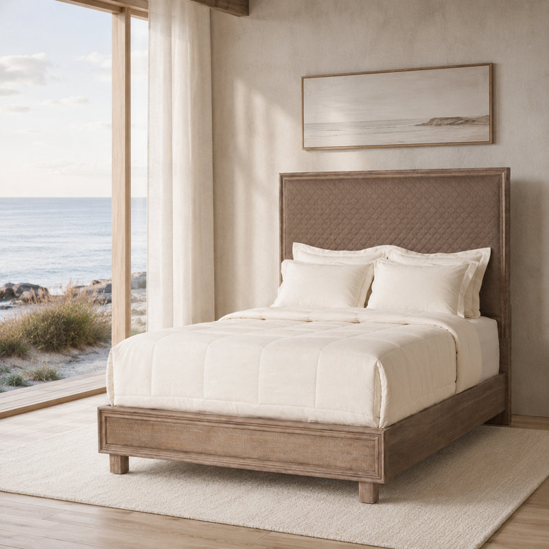 Hudson Ferry Queen Panel Bed - Autumn/Driftwood, Brown, Queen