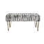 Repose-pieds standard capitonné de 46 po Mapoles-460600538
