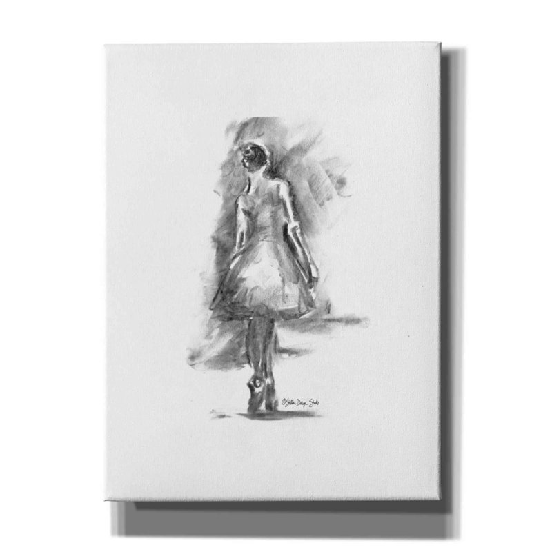«Dance figure 1» par Stellar Design Studio, art mural sur toile, H 54 po x l 40 po x P 1,5 po