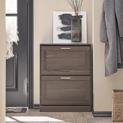 24 Pair Flip Down Shoe Storage