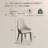5-Piece Modern Round Dining Table Set For 4, Glossy Sintered Stone Tabletop Kitchen Dining Table Set With PU Upholstered Chairs-932947950-932947951