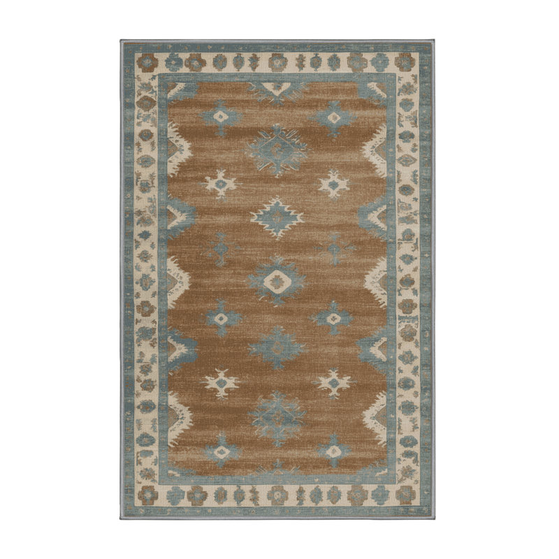 Tapis gris lavable à la machine, Rectangulaire 3 pi x 5 pi