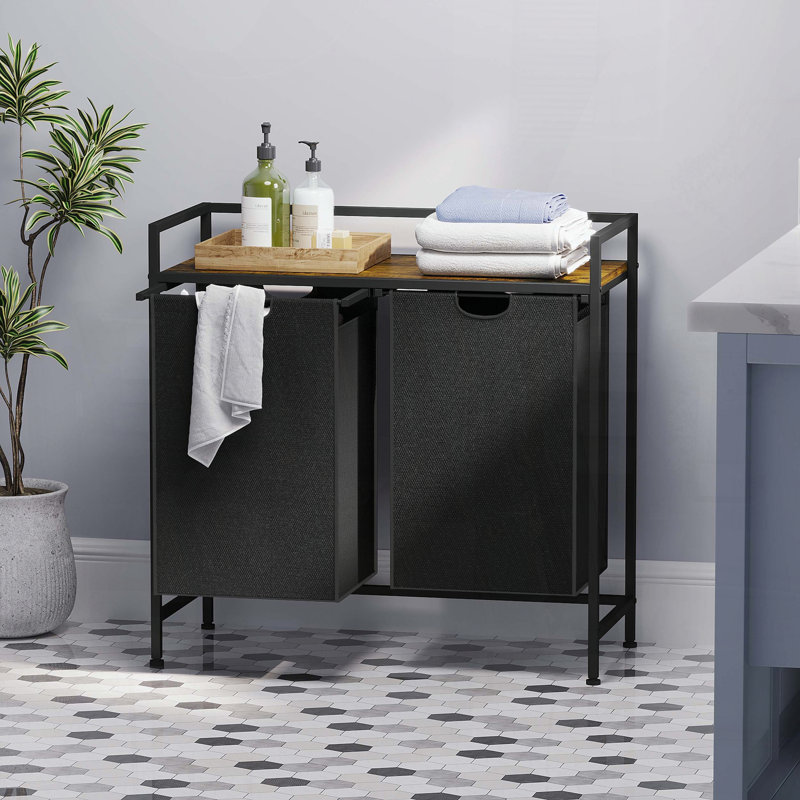 Linen Cabinet, L 28,35 po - noir