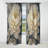Emotions Of White Gold Peony Flower III - Peonies Floral Blackout Curtain - 1 Panels-868014556