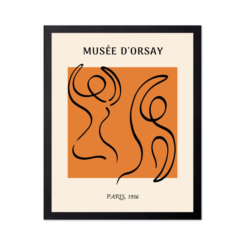 Picasso - figurine linéaire, Unframed, Poster, 16"H x 20"W
