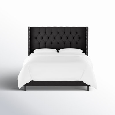 Breckin Upholstered Wingback Bed