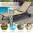 Pryer Outdoor Metal Chaise Lounge-1928109653