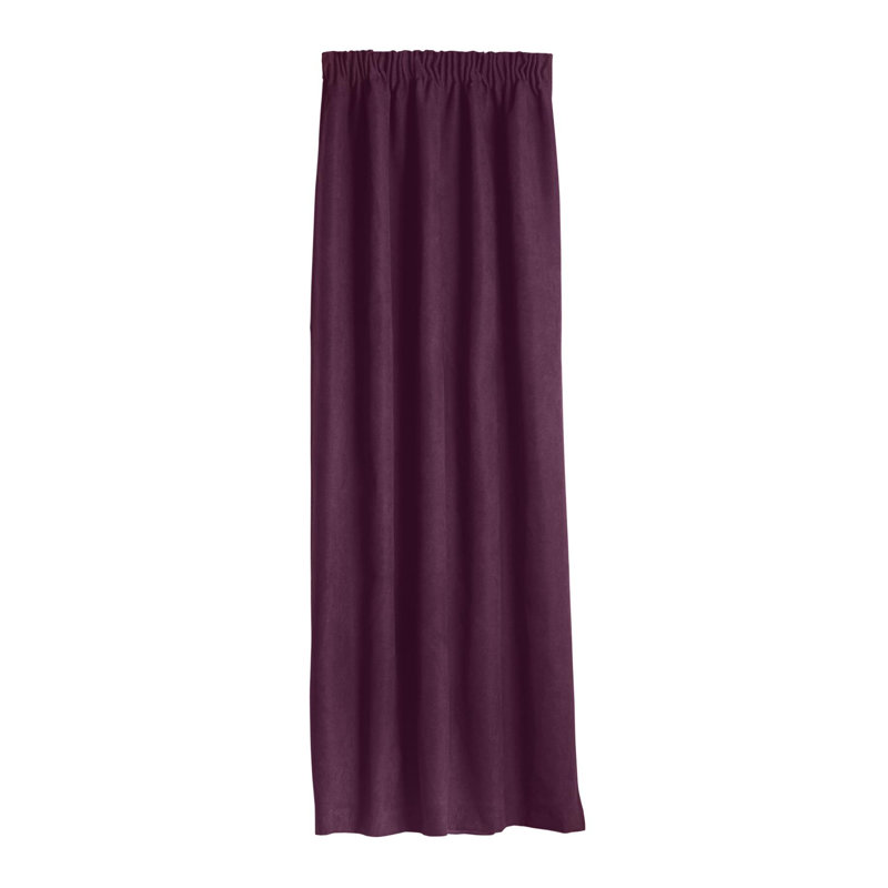 Nalaiyah Velvet Chenille Door Curtain, Purple