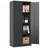 Garage Storage Cabinet, Locking Cabinet With Doors And 3 Shelves, Tall Cabinet, File Cabinet, Living Room Storage Cabinet