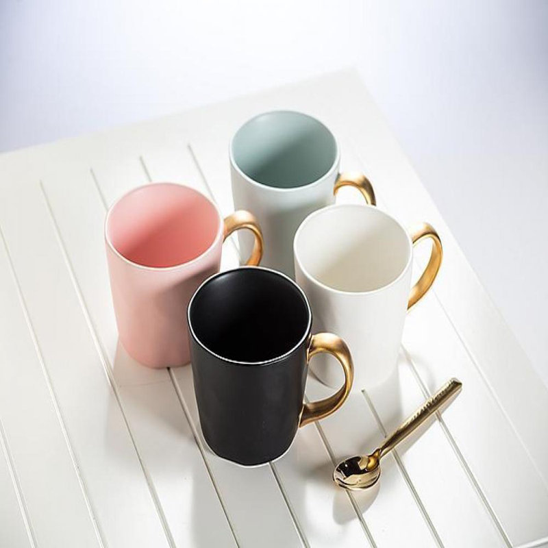 Yasminda Stoneware Teacup, Matte White