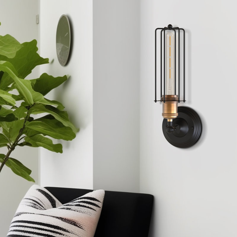 Toppino Iron Swing Arm Sconce