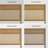 Boho Solid Wood Platform Bed Frame with Rattan Headboard and Footboard