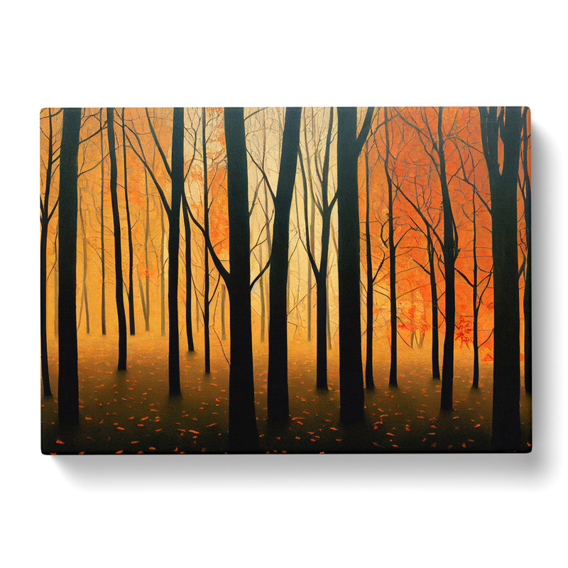 Majestic Autumn Forest - Wrapped Canvas, 40cm H x 60cm W x 3cm D