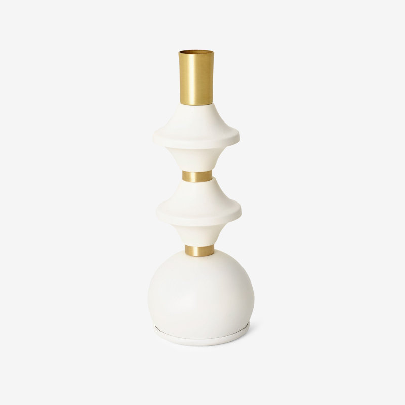 Aeneas Brass Tabletop Candlestick