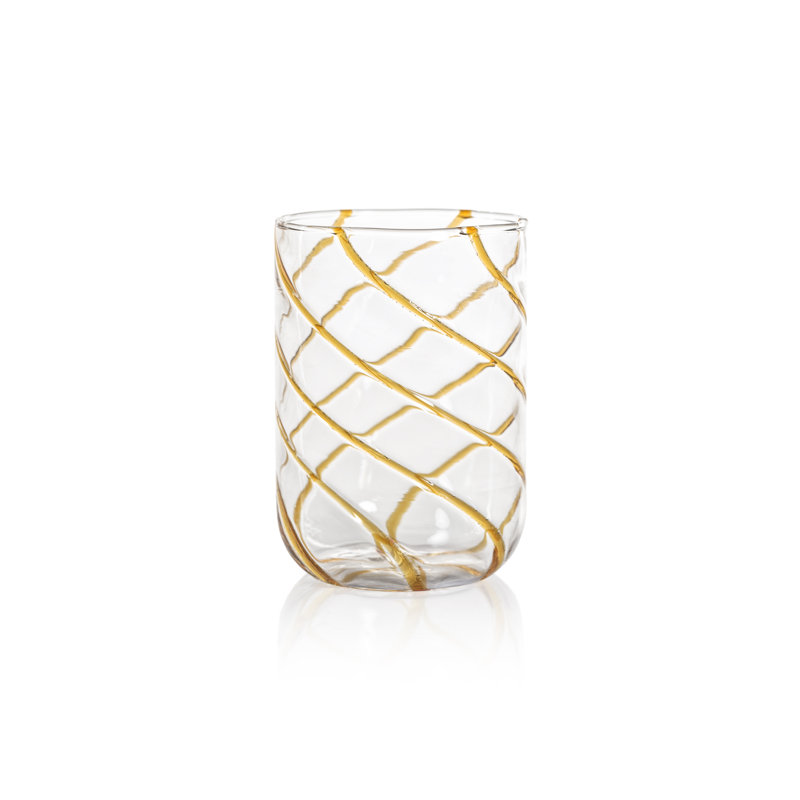 Ensemble de 6 verres Maltia, Transparent / ambre
