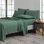 Ensemble de draps en bambou à densité de tissage 1800 fils Bibb Home