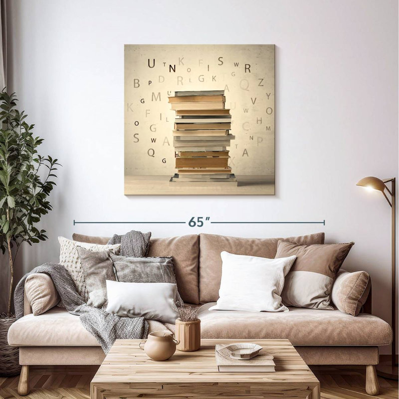 Kerner Stacked Books, 39" H x 39" W