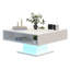 78x78x40 cm Square Lift Top Coffee Table with LED Lights, Hidden Storage-2066691774