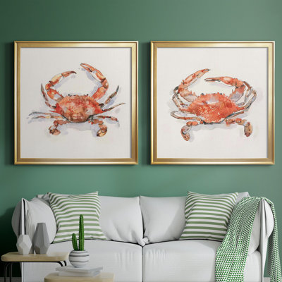 Ensemble de 2 cadres photo Crusty Crab I Crusty Crab I