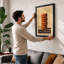 Stacked Macarons Art Deco - Framed Print-1380335698-1380335699