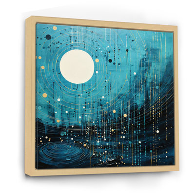 Bleu minimalisme horizon II - impression